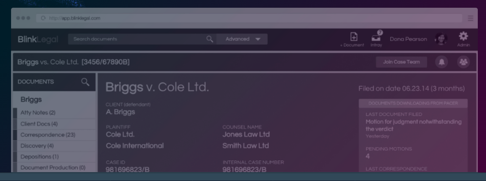 BlinkLegal Screenshot 1