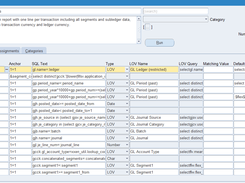 Report parameters