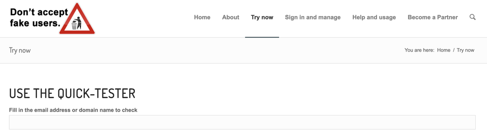 block-disposable-email.com Screenshot 1