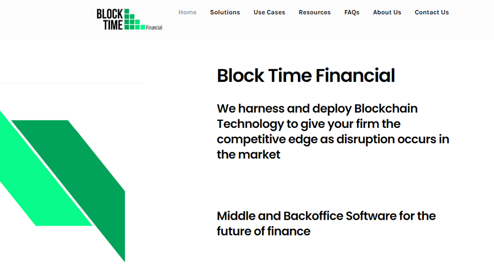 Block Time Financial Screenshot 1