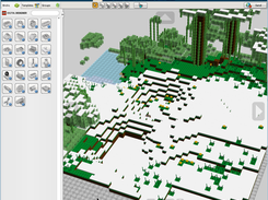 snow, jungle and a crafting table