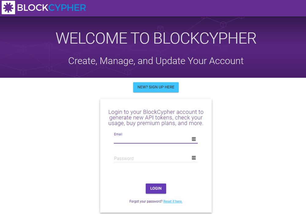 BlockCypher Screenshot 1
