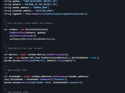 blockfrost-dotnet Screenshot 2