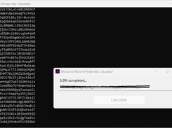 BlockLink PrivateKey Calculator Screenshot 1