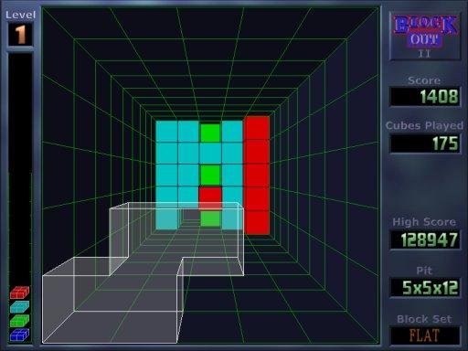 Blockout (DOS) - online game