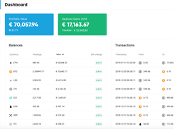 Blockpit dashboard