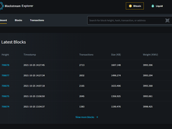 Blockstream Explorer Screenshot 1