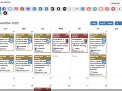 Blog2Social Drag and Drop Calendar