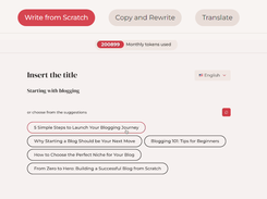 BloggerAI Screenshot 1