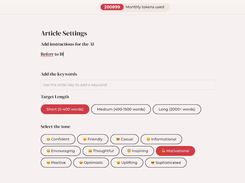 BloggerAI Screenshot 1