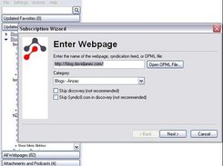 Drag and Drop "Subscription Wizard" on Windows