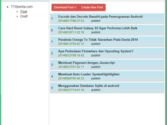 Blog Post Editor Screenshot 1