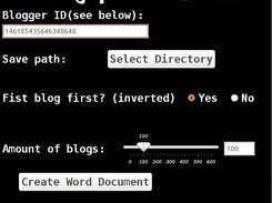 Blogspot To Docx Screenshot 3