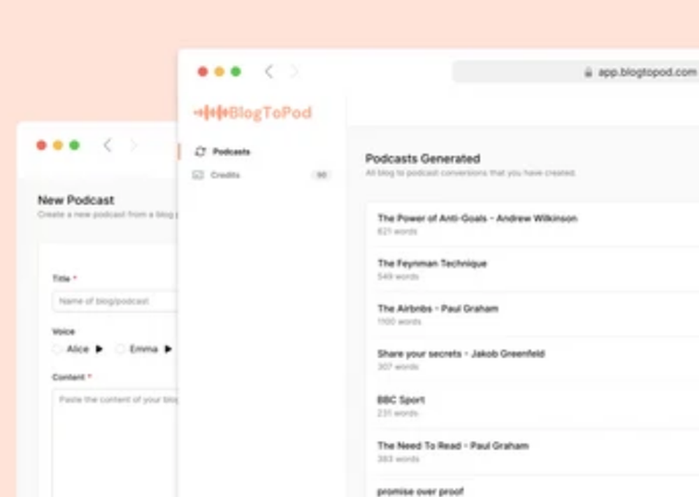 BlogToPod Screenshot 1