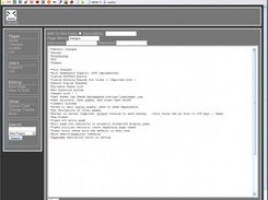 Editng a  page in the default theme