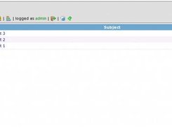 Folder with the list of notes and subfolders