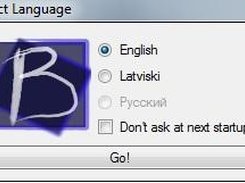 Bloknots v2.52 Language selector