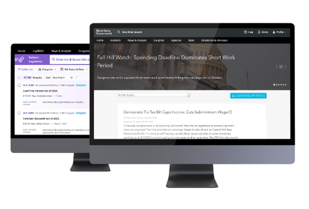 Bloomberg Government Screenshot 1