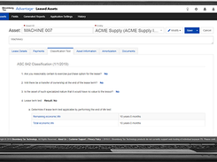 Bloomberg Tax & Accounting Leased Assets Screenshot 1