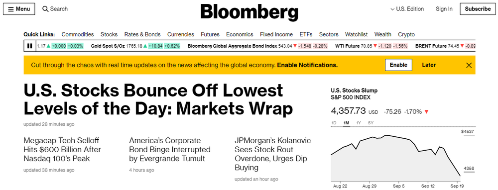 Bloomberg Screenshot 1