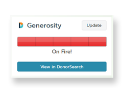 Generosity Score - Identify and engage your most promising donors with Bloomerang's Generosity Score, offering clear insights to maximize impact.
