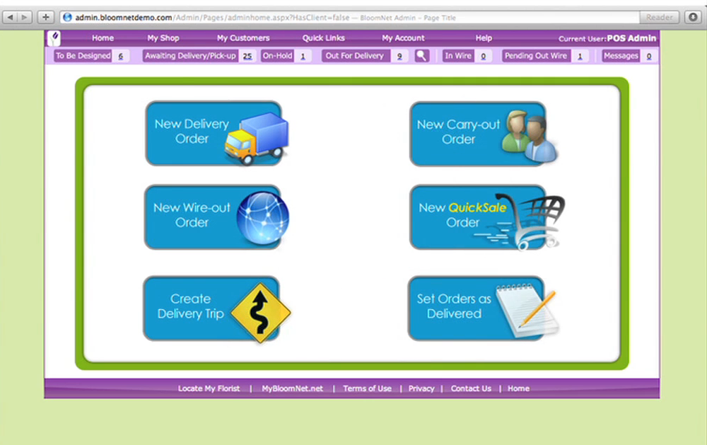 BloomNet BMS Screenshot 1