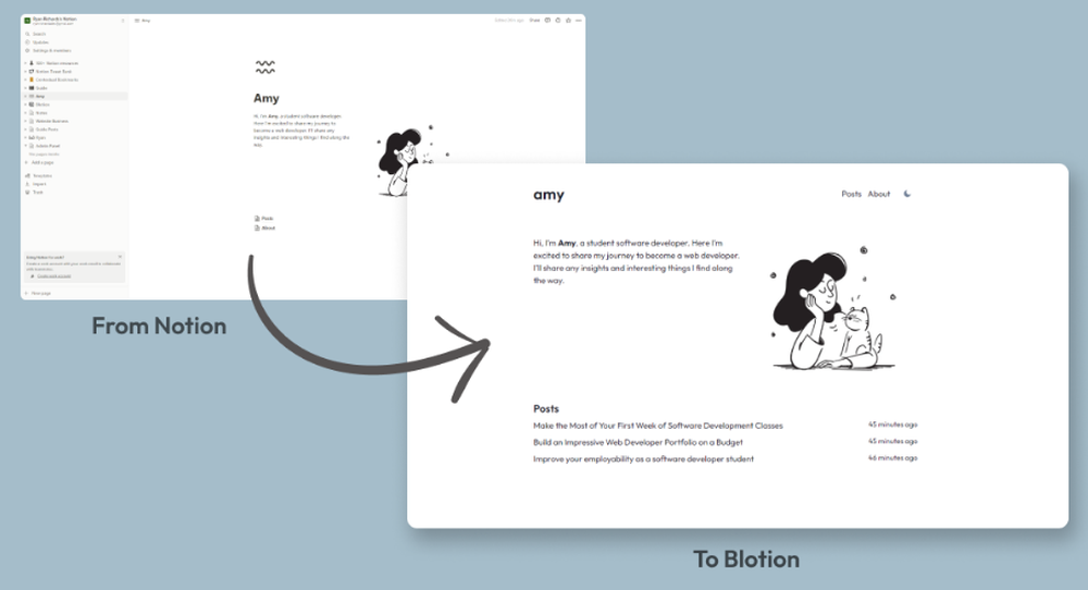 Blotion Screenshot 1