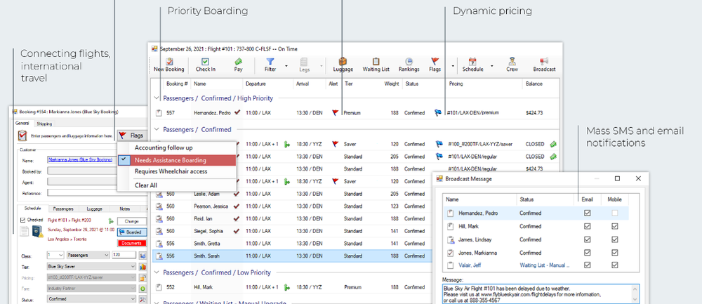 Blue Sky Booking Screenshot 1