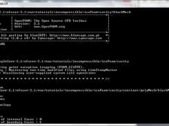 Running blockMesh