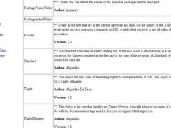 HTML Documentation result