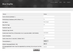 Admin Panel :: Settings