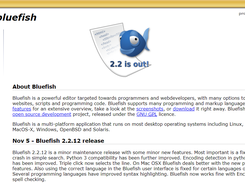 Bluefish Screenshot 1