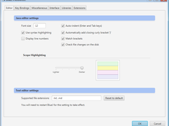 BlueJ: Preferences Editor