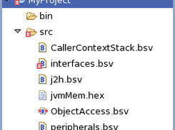 Eclipse project explorer