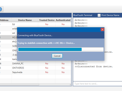 BlueTermFX - Device connecting process