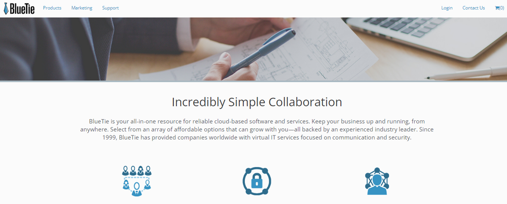 BlueTie Screenshot 1