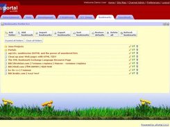 Bookmarks Portlet running inside uPortal 2.6
