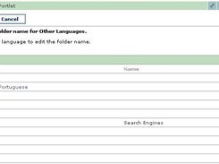 Edit Folder - Select a language