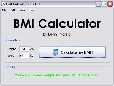 Bmi Calculator Download Sourceforge Net