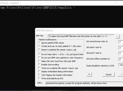 BMP2SIX command line GUI