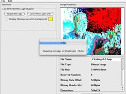 Revealing a message in an image