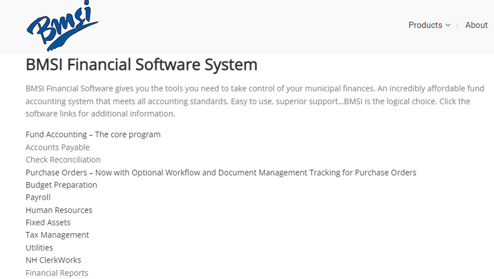 BMSI Fund Accounting Screenshot 1