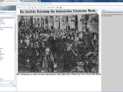 View individual article with OCR text on the right.