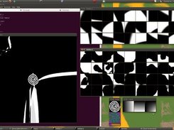 Spirals task: MLP visualization and extrapolation view.