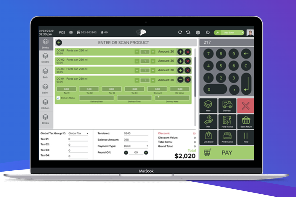 Bnody ERP Screenshot 1