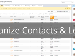 Organize Contacts & Leads