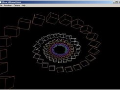 Here is screenshot of QB3dScene object test application.