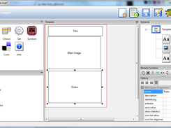 Template Designer Window