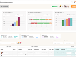 Streamline your comp process with Bob by keeping all stakeholders—such as HR, finance, C-levels, and managers— on the same page. Easily access updated data on salary, tenure, and performance, providing the full picture for making meaningful, equitable decisions. Plus, with all of your people data already stored in Bob, you don’t have to worry about working with endless spreadsheets and IT to gain access to what you need. Consider your compensation process simplified.