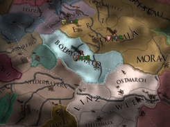 Böhmerwald in 1444